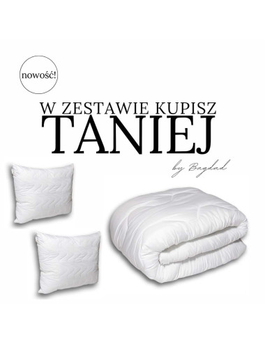Komplet kołdra i poduszki 200x220