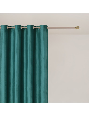 Zasłona na przelotkach 140x250 turkus jasny MONIKA