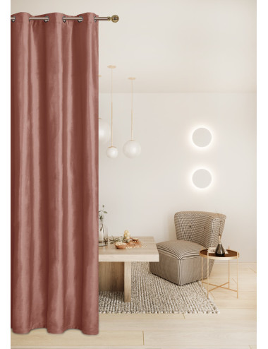 Zasłona na przelotkach 140x250 pudrowy róż MONIKA