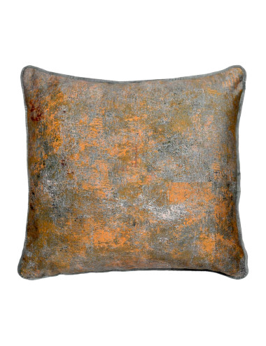 Poszewka ozdobna 45x45 VULCANO Velvet brąz miedź