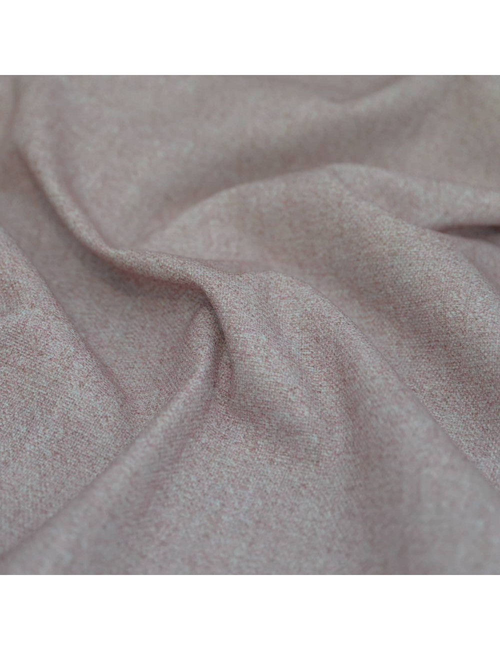 Tkanina zasłonowa splot NESS trebol brudny róż 140cm