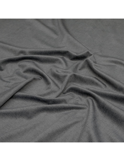 Tkanina zasłonowa velvet LARA venecia szary 140cm - 1