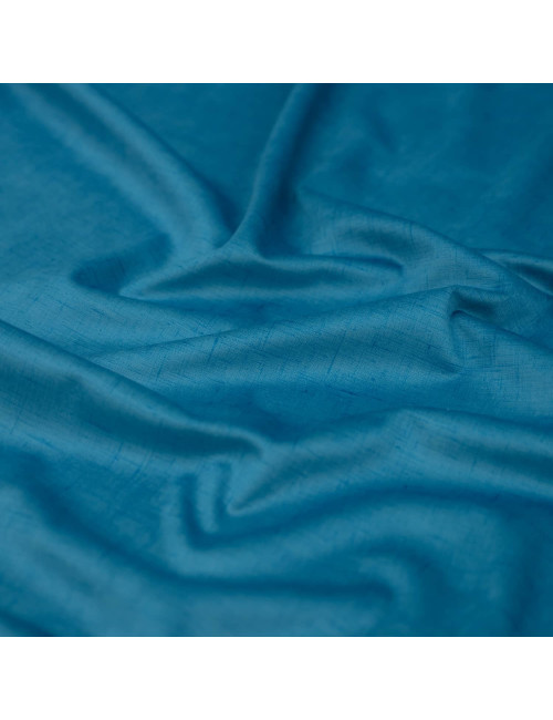 Tkanina zasłonowa velvet LARA venecia niebieski 140cm - 1