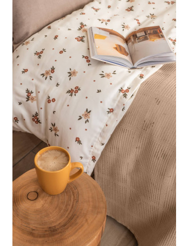 Koc narzuta 150x200 BOHO beżowy