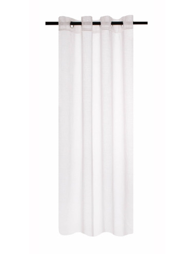 Biała firana na przelotkach 280x300 szeroka SIMPLE