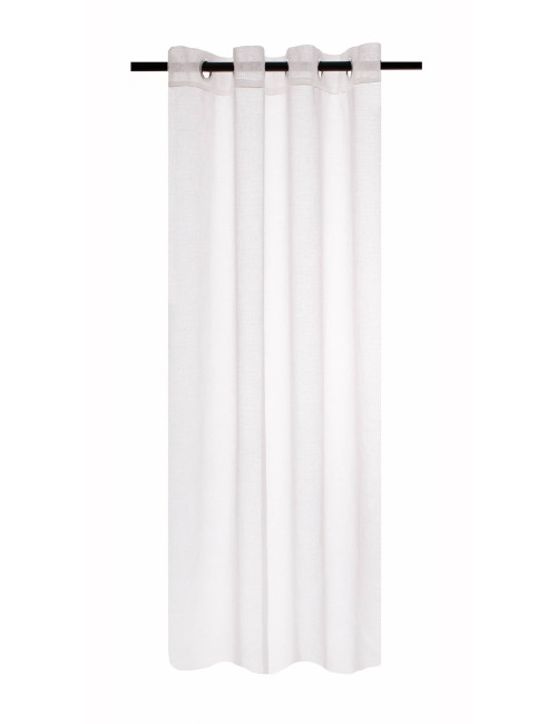 Biała firana na przelotkach 280x300 ... - 1