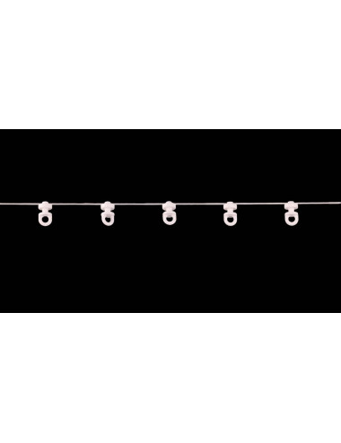 Ślizg na sznurku do systemu WAVE fala co 4,5 cm biały