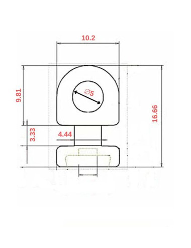 Ślizg na sznurku do systemu WAVE fala co 4,5 cm biały - 9