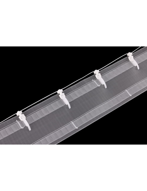 Ślizg na sznurku do systemu WAVE fala co 8 cm biały