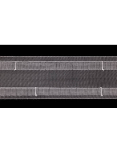 Taśma fala do firan i zasłon szerokość 77 mm, szerokość 7.7 cm, taśma WAVE biała