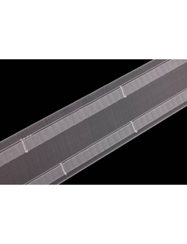 Taśma fala do firan i zasłon szerokość 75 mm, szerokość 7.5 cm, taśma WAVE - 4