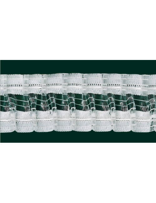 Taśma SMOK z rzepem do lambrekinów szerokość 55 mm szerokość 5,5 cm, marszczenie 1:2 -1