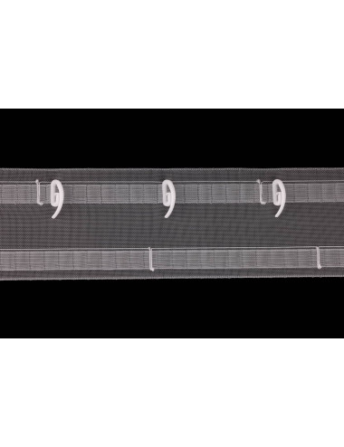 Haczyk ślimak do systemu fala agrafka francuska biała - 4