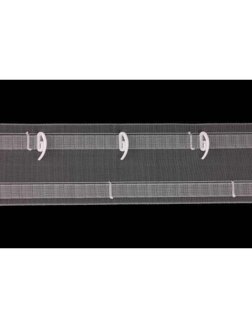 Haczyk ślimak do systemu fala agrafka francuska biała