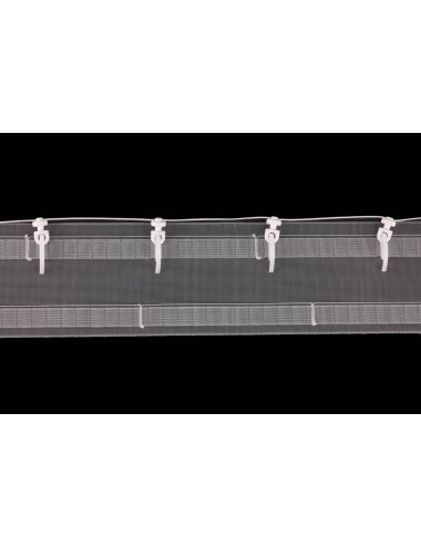 Haczyk ślimak do systemu fala agrafka francuska biała - 6