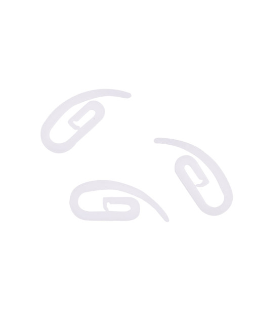 Haczyk ślimak do systemu fala agrafka francuska biała