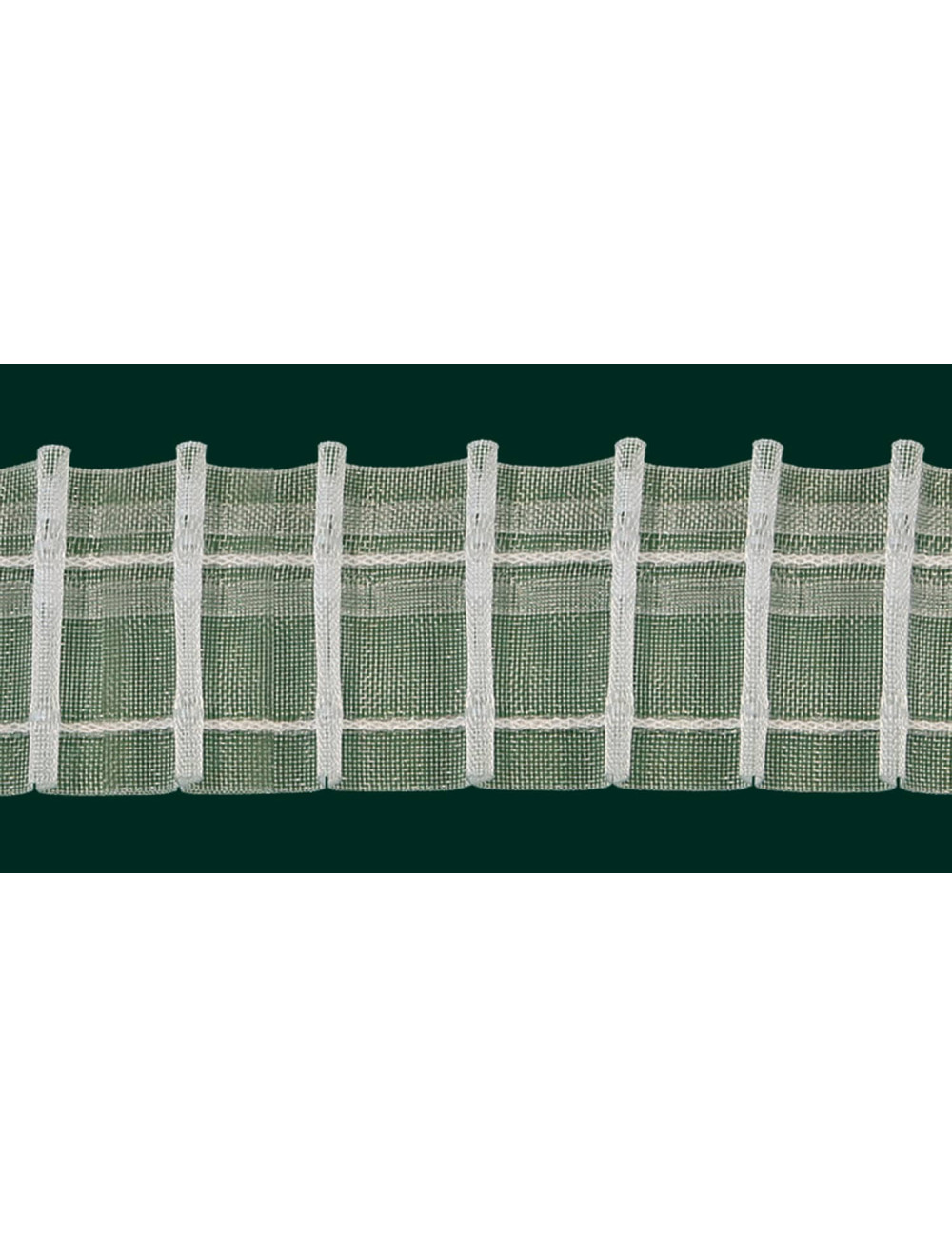 Taśma marszcząca OŁÓWEK transparentna do firan i zasłon szerokość 50 mm szerokość 5 cm, marszczenie 1:2