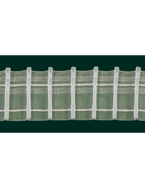 Taśma marszcząca OŁÓWEK transparentna do firan i zasłon szerokość 50 mm szerokość 5 cm, marszczenie 1:2,5 - 1