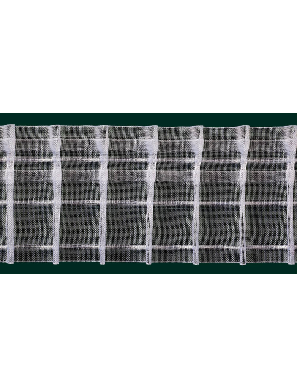 Taśma marszcząca OŁÓWEK transparentna do firan i zasłon szerokość 80 mm szerokość 8 cm, marszczenie 1:2