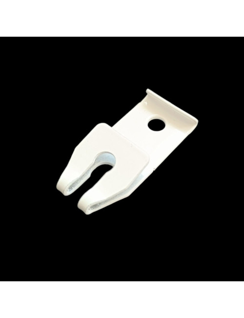 Uchwyt sufitowy do szyn TS zaciskowy biały