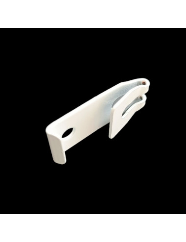Uchwyt sufitowy do szyn TS zaciskowy biały