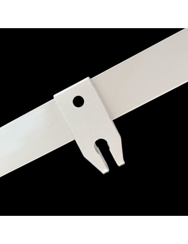 Uchwyt sufitowy do szyn TS zaciskowy biały - 4