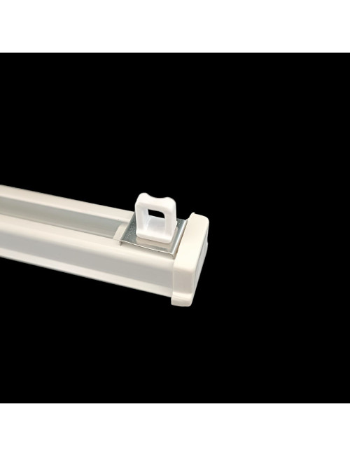 Blokada stoper do szyn TS TWIST biały