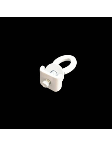 Blokada do TS przykręcana biała z oczkiem