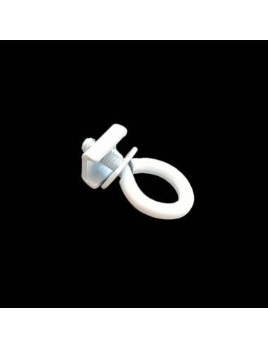 Blokada do TS przykręcana biała z oczkiem