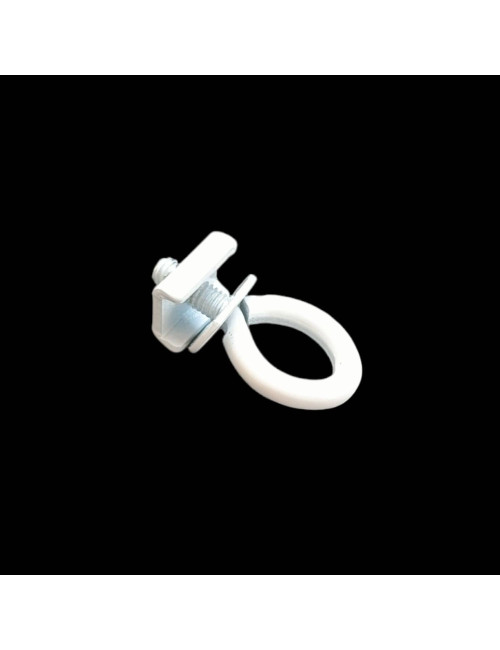 Blokada do TS przykręcana biała z oczkiem