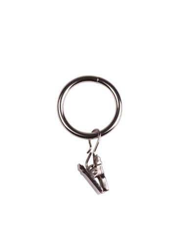 Żabka z kółkiem chrom 16/19 mm srebro połysk