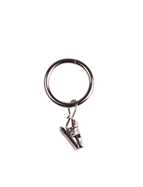 Żabka z kółkiem chrom 16/19 mm srebro połysk - 1