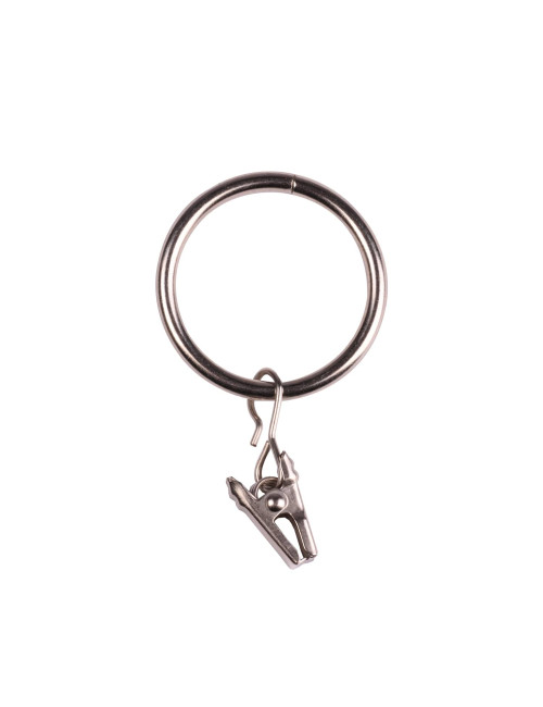 Żabka z kółkiem chrom 25 mm srebrny połysk