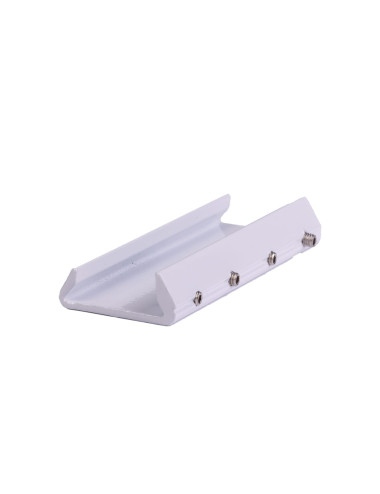 Łącznik do szyn TS biały zewnętrzny