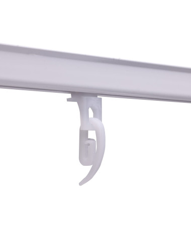 Suwak do szyny biały - 4