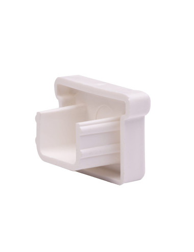 Zaślepka do szyny TS wciskana biała