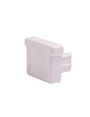 Zaślepka do szyny TS wciskana biała