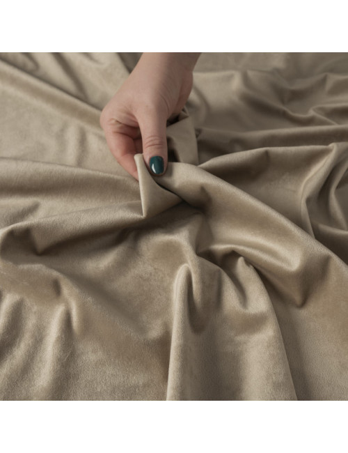 Tkanina zasłonowa Velvi 300 cm ciemny beż 001