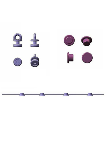 Ślizg na sznurku do systemu WAVE fala co 4,5 cm czarny - 7