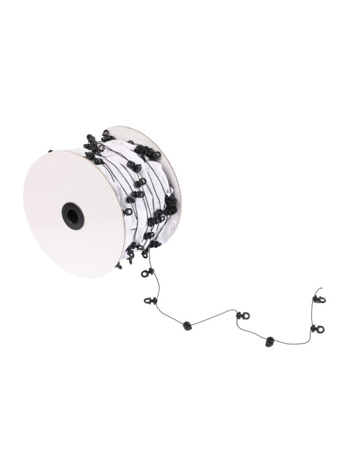 Ślizg na sznurku do systemu WAVE fala co 8 cm czarny