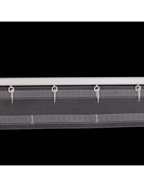 Ślizg na sznurku UNI fala 6 cm biały