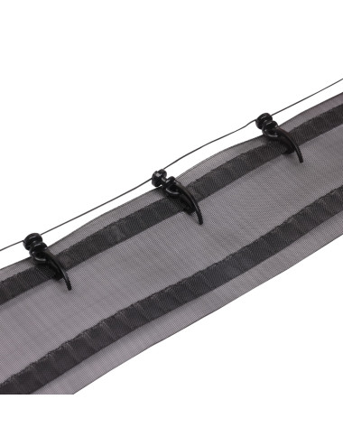 Taśma fala do firan i zasłon szerokość 75 mm, szerokość 7.5 cm, taśma WAVE - 4