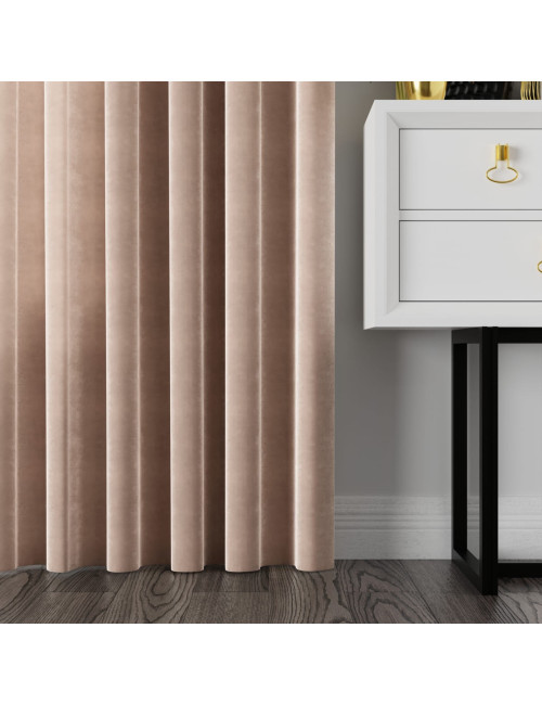 Tkanina zasłonowa Velvi 300 cm jasny beż 003