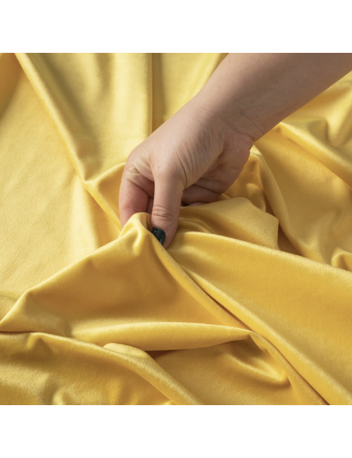 Tkanina zasłonowa Velvi 300 cm żółty 009