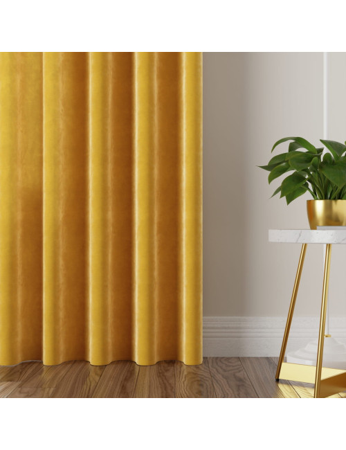 Tkanina zasłonowa Velvi 300 cm żółty 009
