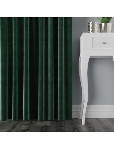 Tkanina zasłonowa Velvi 300 cm ciemny zielony 010