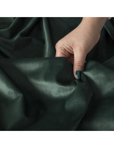 Tkanina zasłonowa Velvi 300 cm szmaragdowy zielony 012