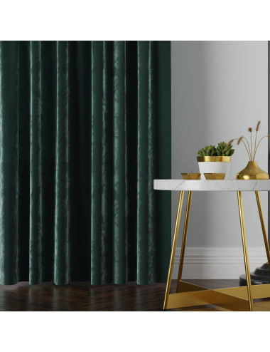 Tkanina zasłonowa Velvi 300 cm szmaragdowy zielony 012