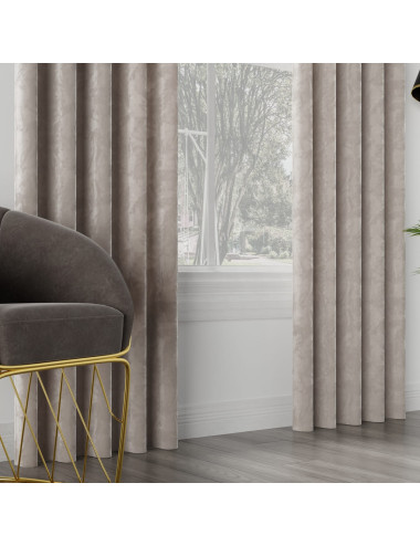 Tkanina zasłonowa Velvi 300 cm szaro-beżowy 017