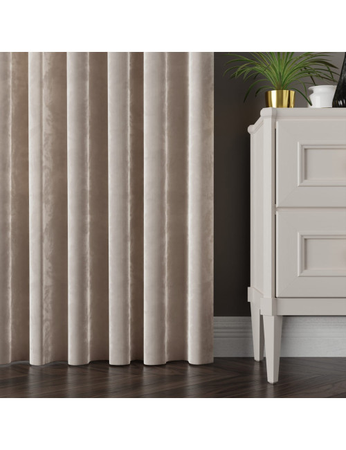 Tkanina zasłonowa Velvi 300 cm ciepły jasny szary 018